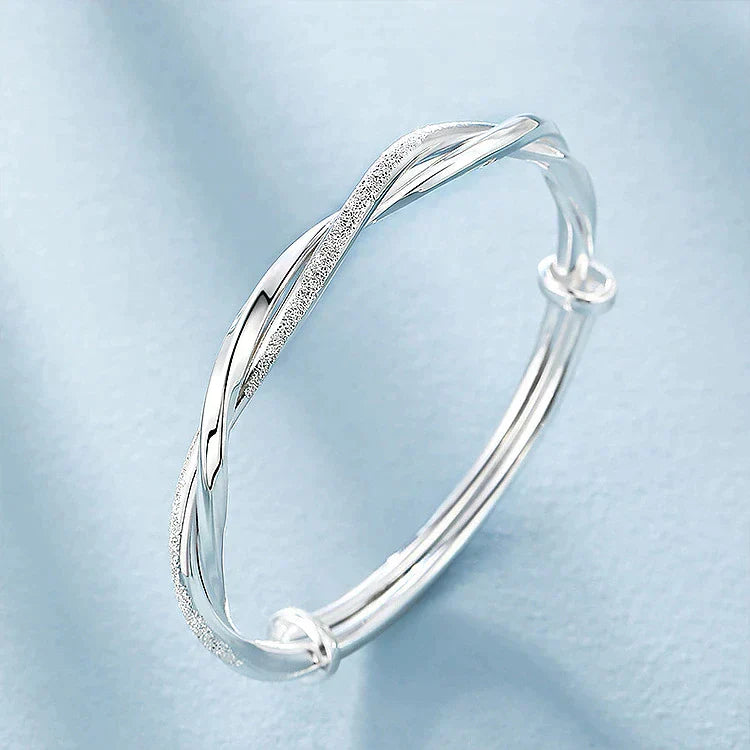 Stacey | Braided Silver Bracelet