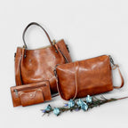 Leah | 4-Piece Vintage Bag Set