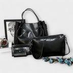 Leah | 4-Piece Vintage Bag Set