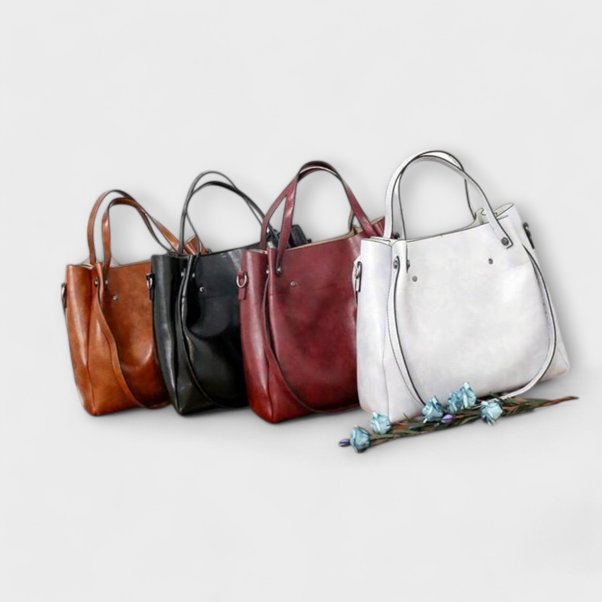 Leah | 4-Piece Vintage Bag Set