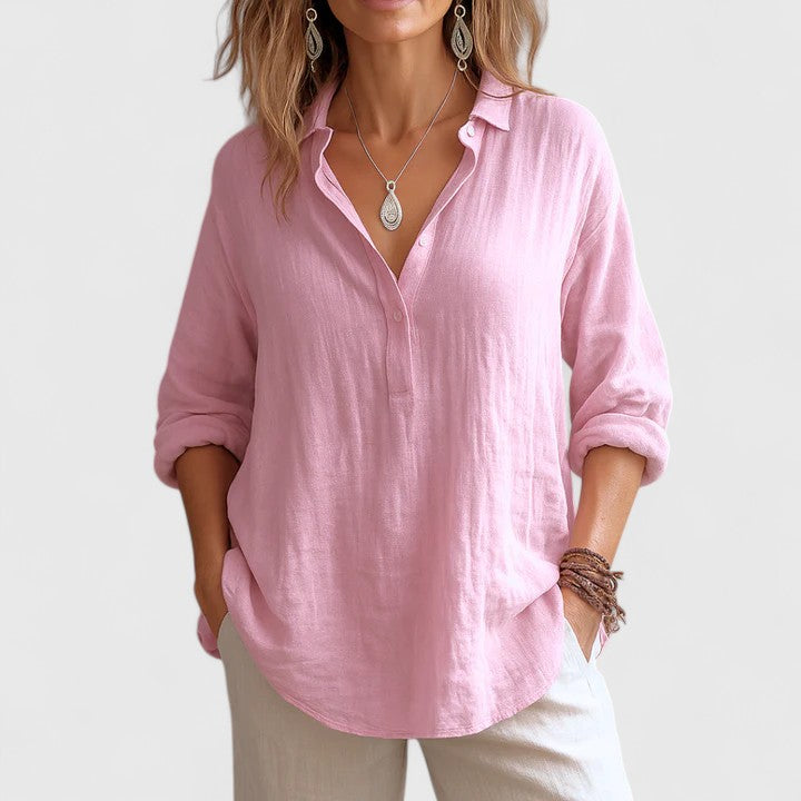 Brooke | Comfortable Linen Blouse
