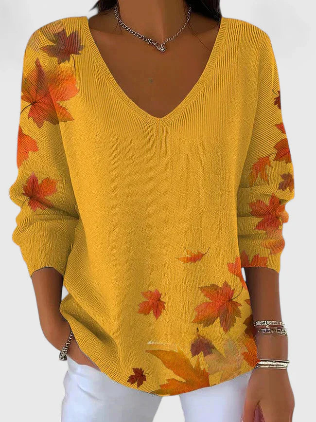 Carmen | Elegant V-Neck Sweater