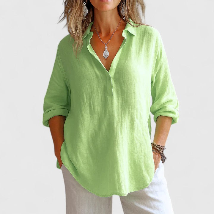 Brooke | Comfortable Linen Blouse