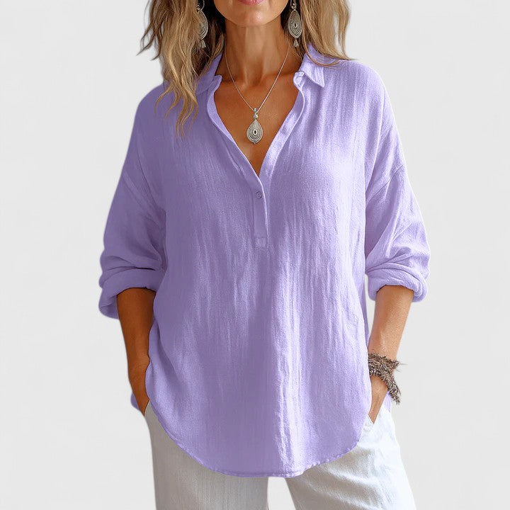 Brooke | Comfortable Linen Blouse