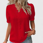 Gabby | Elegant V-Neck Blouse