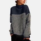 Skylar | Herringbone Knit Sweater