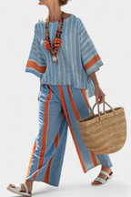 Florence | Fresh Lightweight Loose Top and Wide Leg Pants