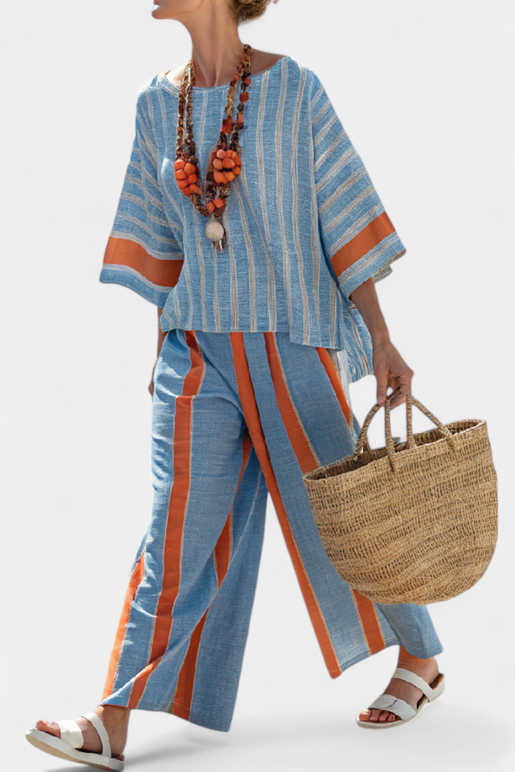 Florence | Fresh Lightweight Loose Top and Wide Leg Pants