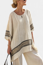 Audrey | Fresh Lightweight Loose Top and Wide Leg Pants