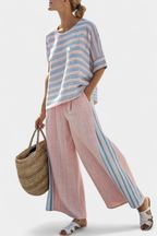 Margaret | Fresh Lightweight Loose Top and Wide Leg Pants
