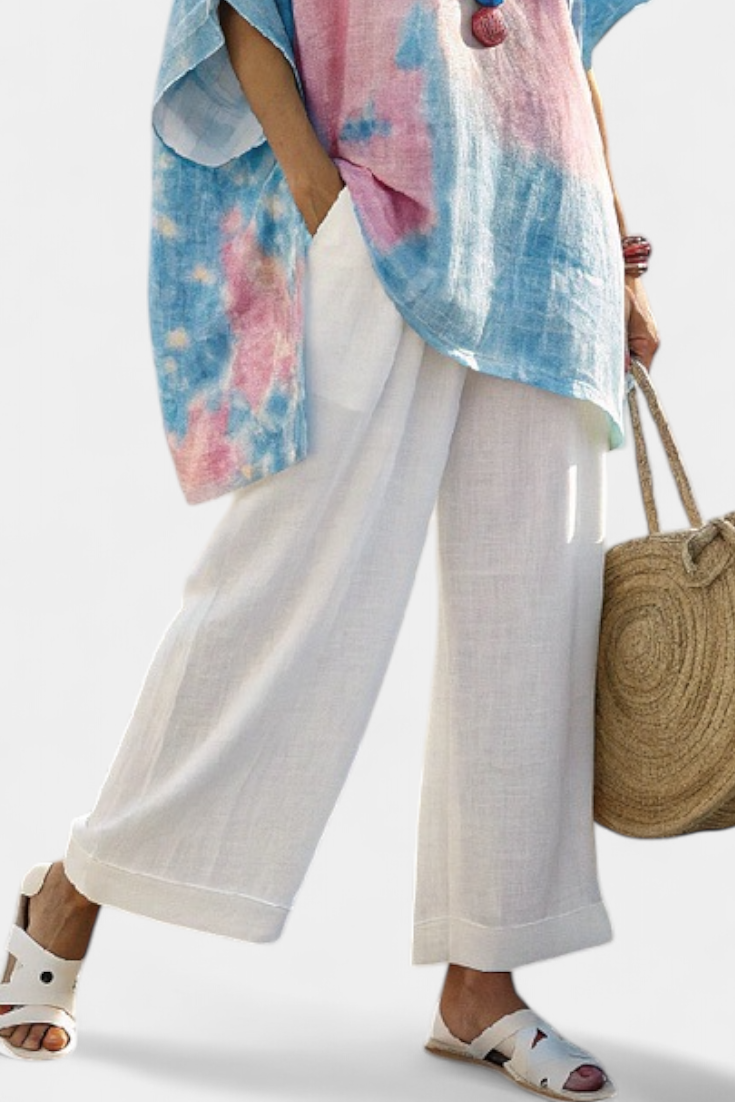 Clara | Fresh Lightweight Loose Top and Wide Leg Pants