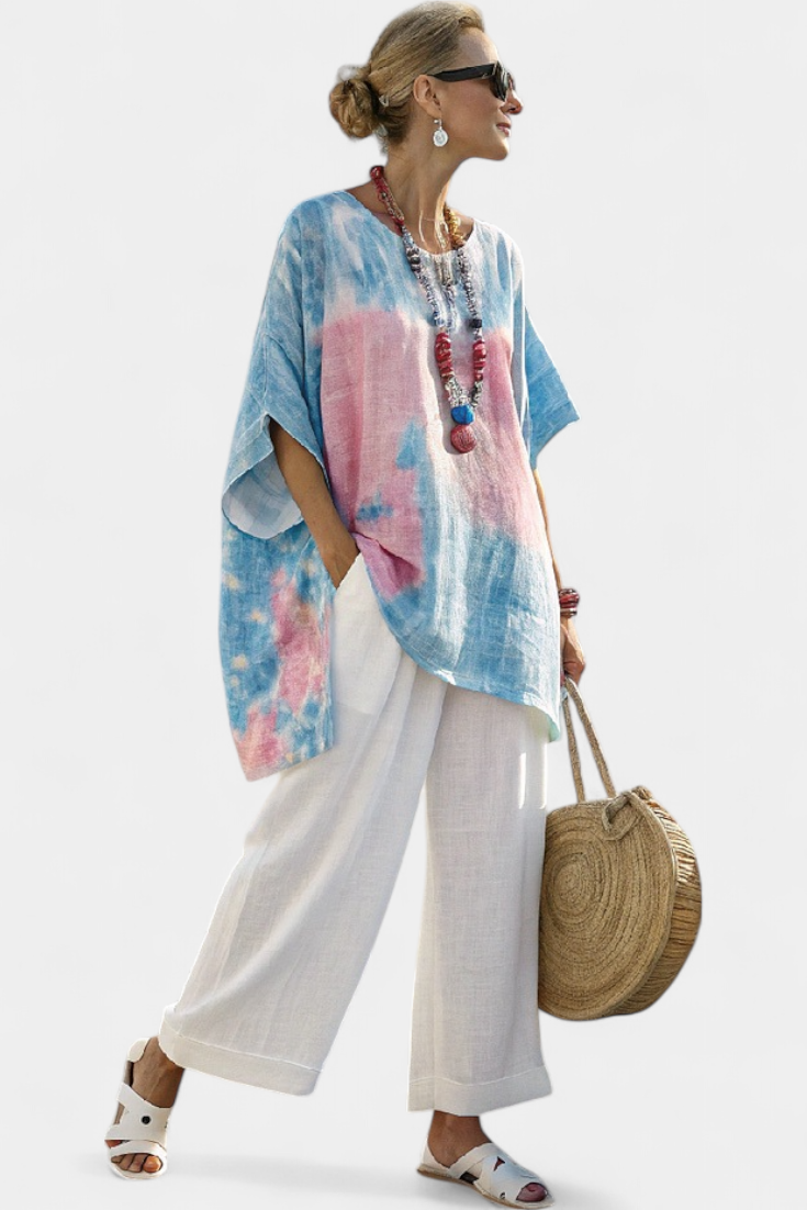 Clara | Fresh Lightweight Loose Top and Wide Leg Pants