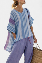 Vivian | Fresh Lightweight Loose Top and Wide Leg Pants