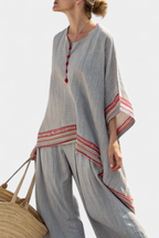 Isabella | Fresh Lightweight Loose Top and Wide Leg Pants