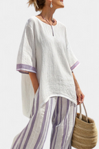 Stella | Fresh Lightweight Loose Top and Wide Leg Pants