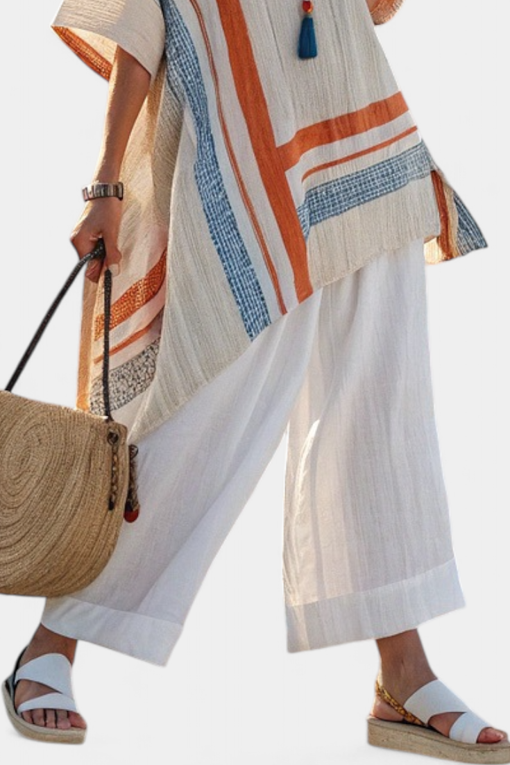 Martha | Fresh Lightweight Loose Top and Wide Leg Pants