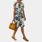 Adelaide | Botanical Floral Midi Dress