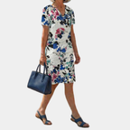 Adelaide | Botanical Floral Midi Dress