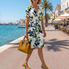 Adelaide | Botanical Floral Midi Dress
