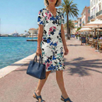 Adelaide | Botanical Floral Midi Dress