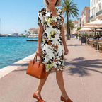 Adelaide | Botanical Floral Midi Dress