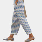 Teresa | Breton Stripe Trousers