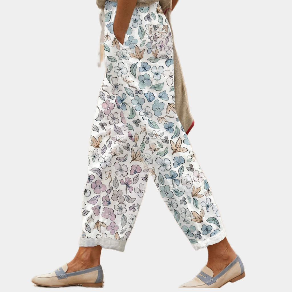 Brenda | Ditsy Floral Trousers