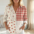 Natalia | Country Patchwork Blouse
