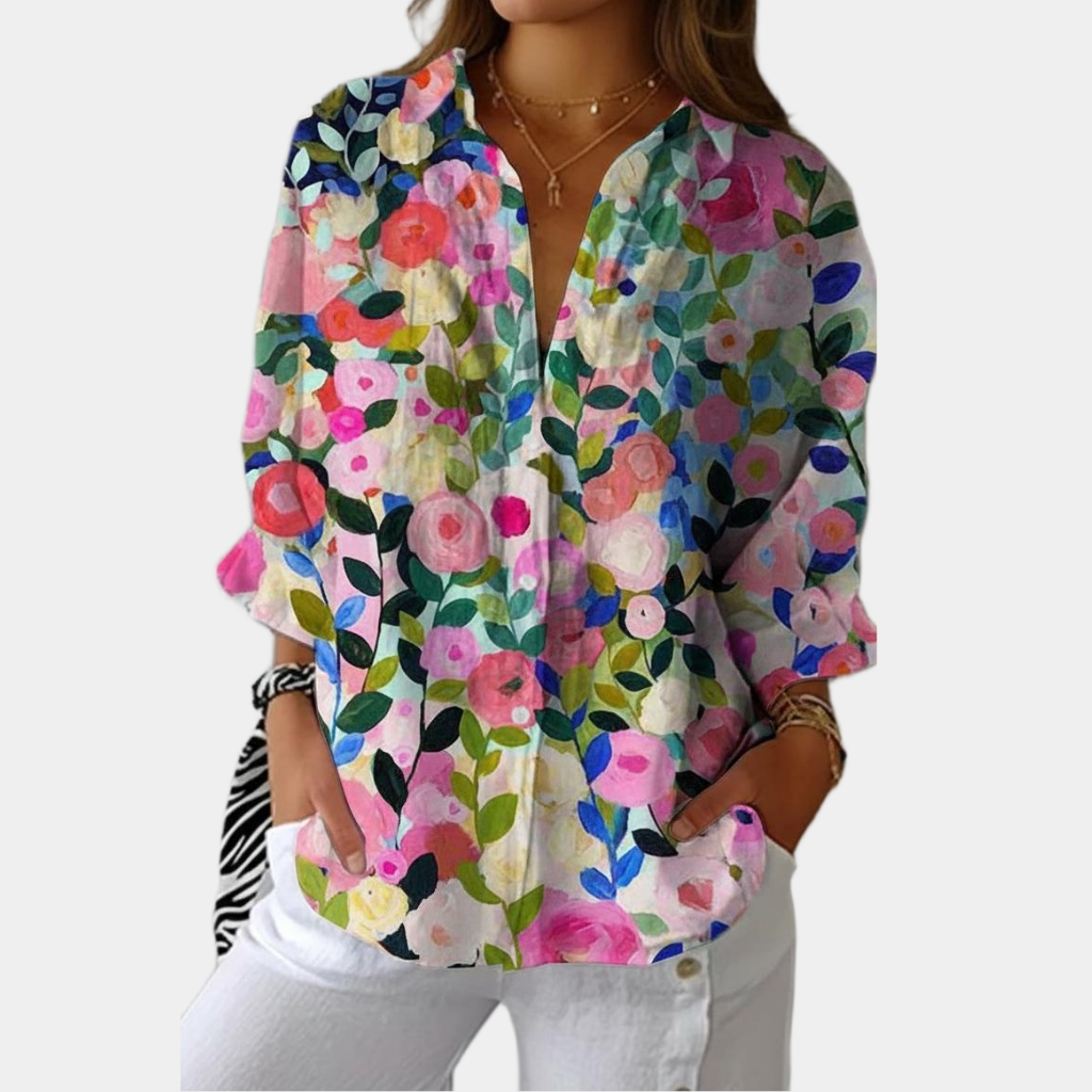 Tiffany Bloom | Canvas Blouse