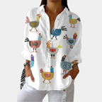 Lilia | Playful Hen Blouse