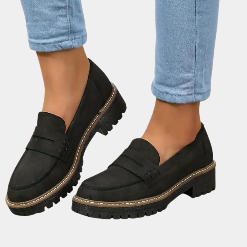 Nancy | Timeless Suede Loafers