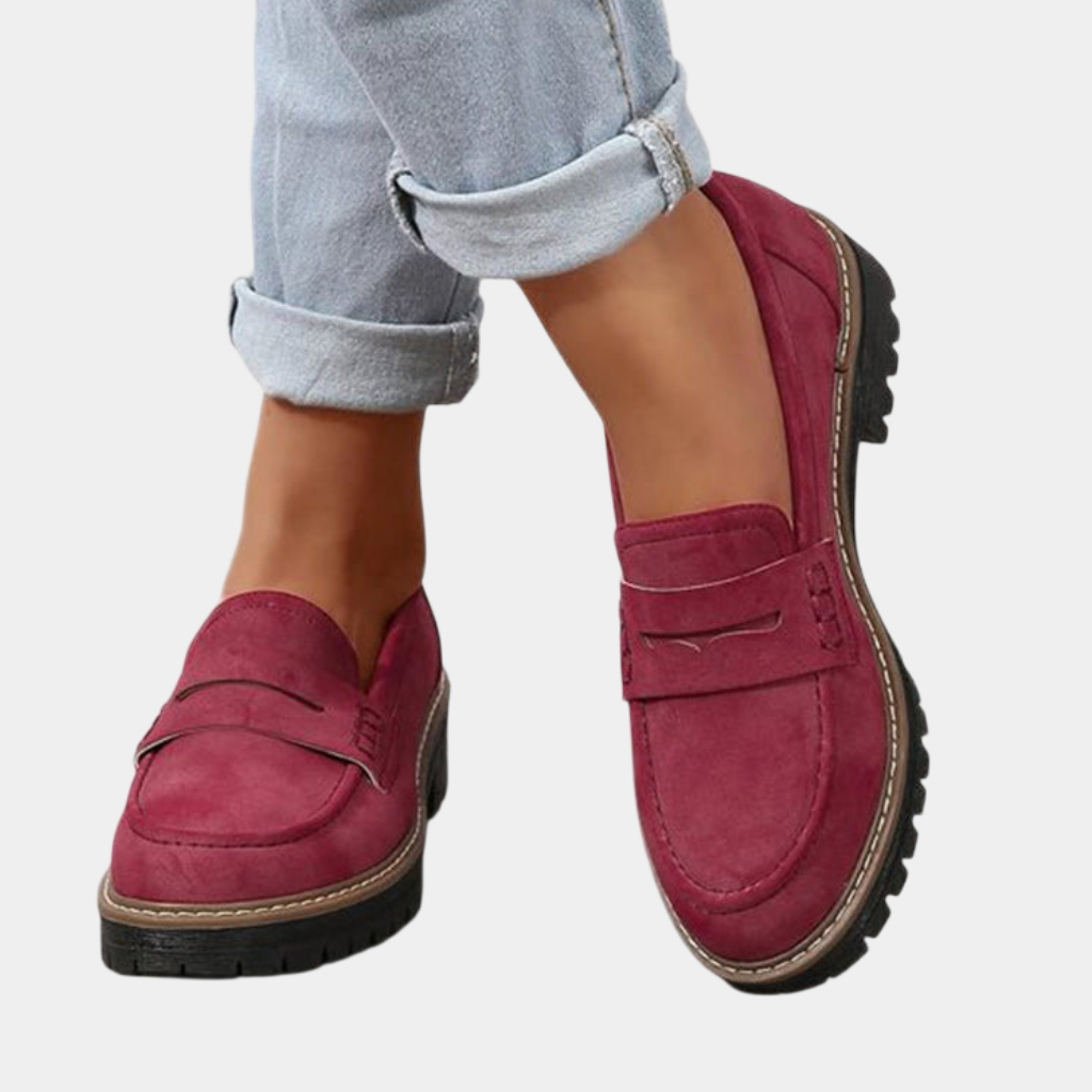 Nancy | Timeless Suede Loafers