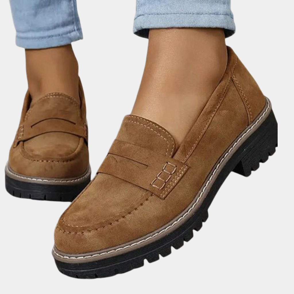 Nancy | Timeless Suede Loafers