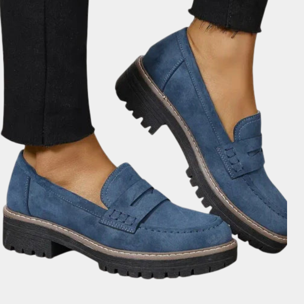 Nancy | Timeless Suede Loafers