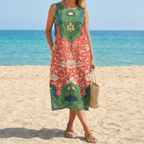 Stella | Bohemian Baroque Midi Dress