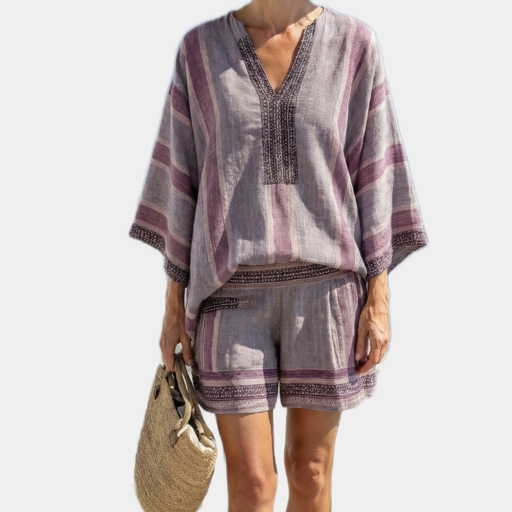 Jade | Lightweight Loose Top and Matching Shorts