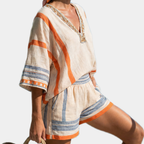 Harper | Lightweight Loose Top and Matching Shorts