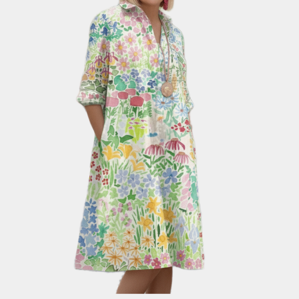 Paisley | Lightweight Loose-Fit Midi Dress