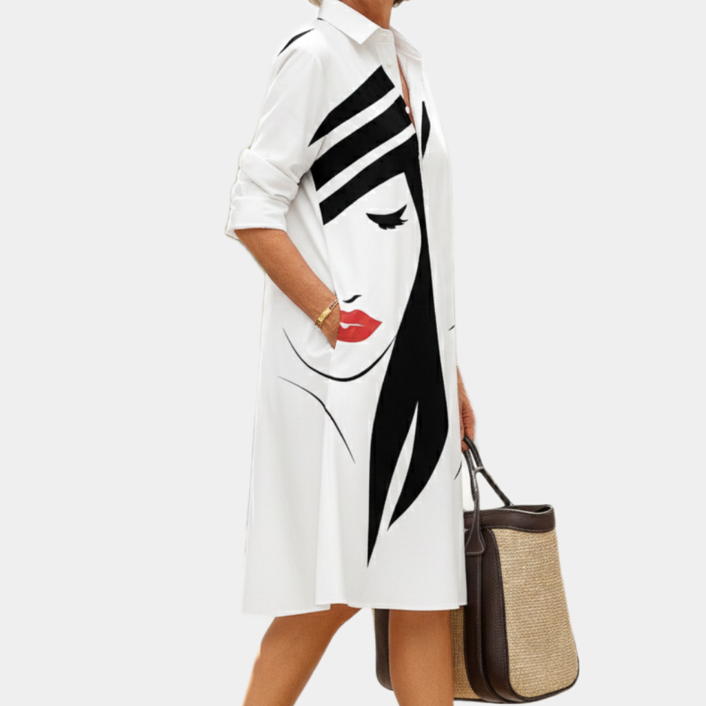 Carol | Lightweight Loose-Fit Midi Dress