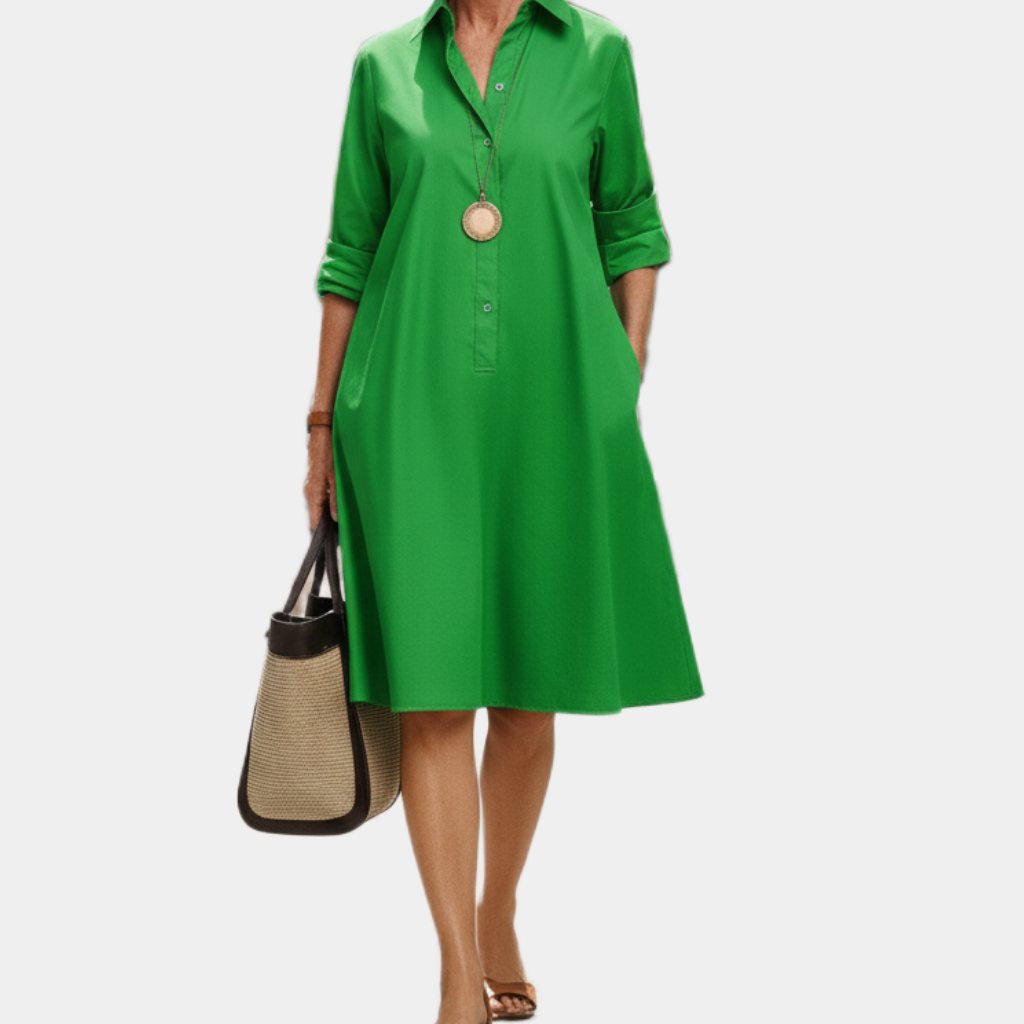 Beah | Lightweight Loose-Fit Midi Dress