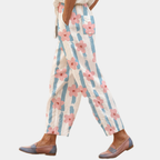 Melissa | Painterly Floral Trousers