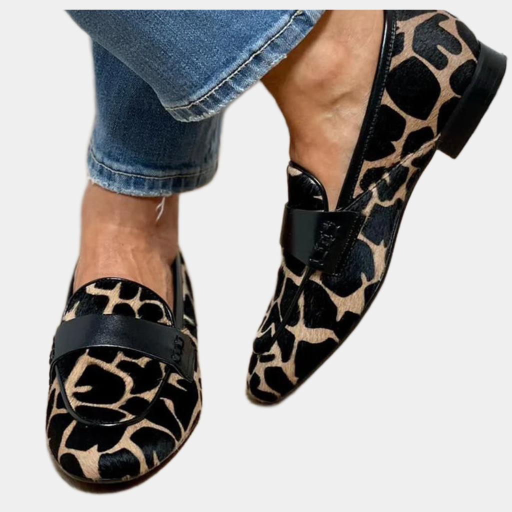 Daphne | Animal Print Loafers