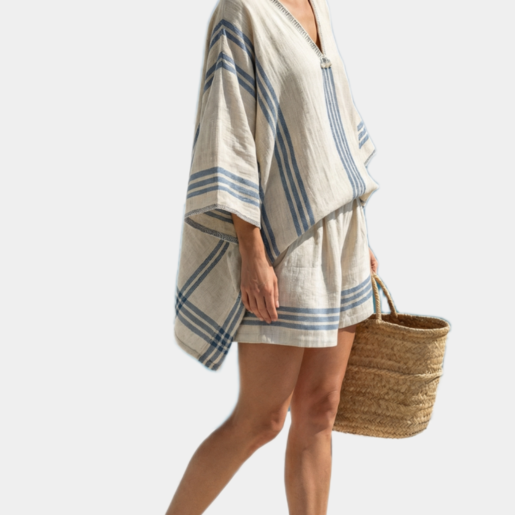 Peyton |  Lightweight Loose Top and Matching Shorts