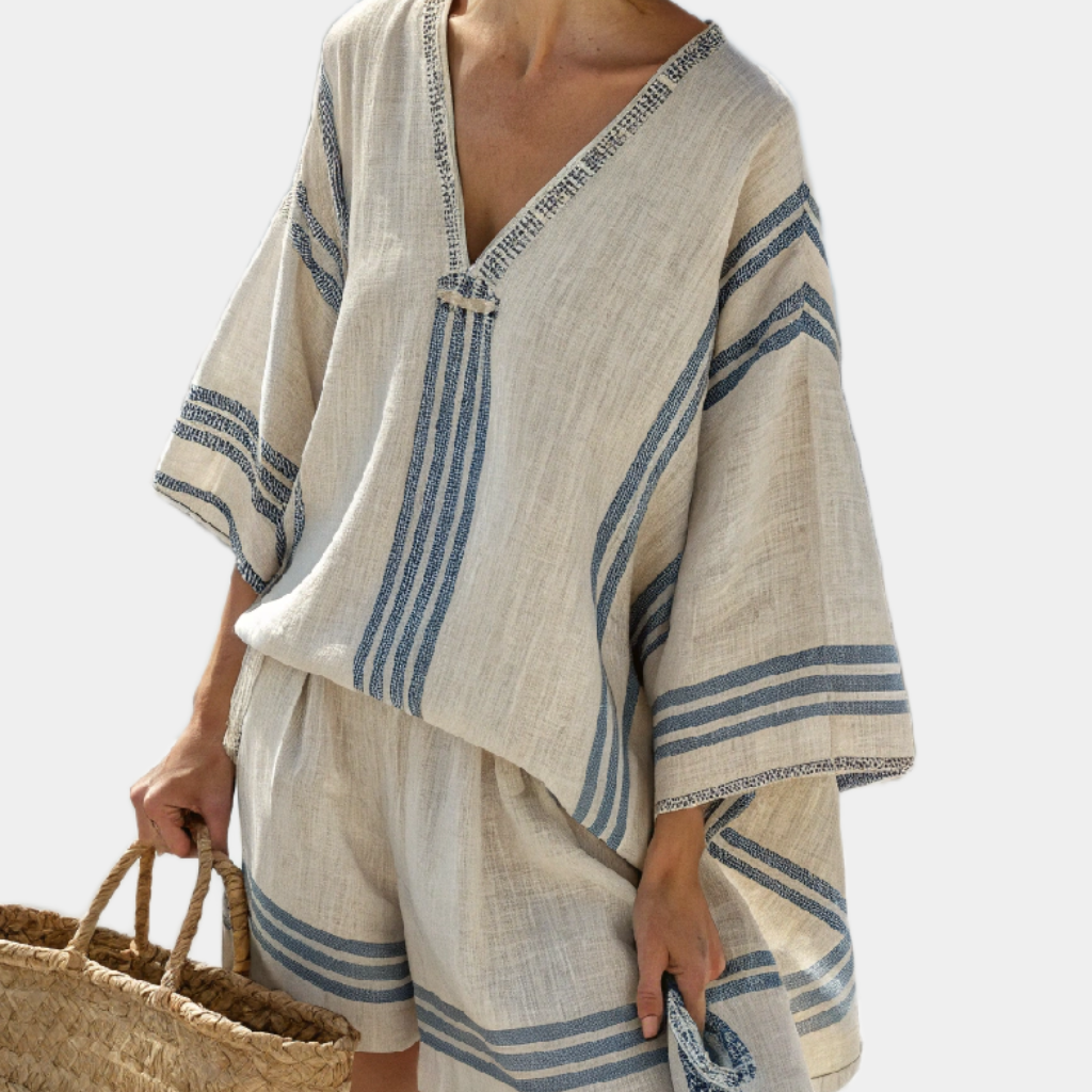 Peyton |  Lightweight Loose Top and Matching Shorts