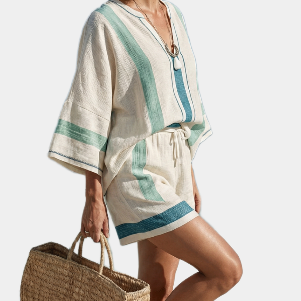 Savannah | Lightweight Loose Top and Matching Shorts
