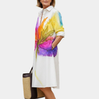 Elena | Lightweight Loose-Fit Midi Dress