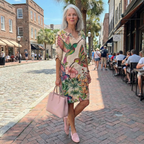 Greta | Botanical Bird Midi Dress