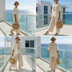 Grace | Fresh Lightweight Loose Top and Wide Leg Pants