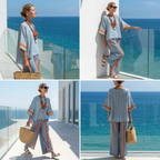 Florence | Fresh Lightweight Loose Top and Wide Leg Pants