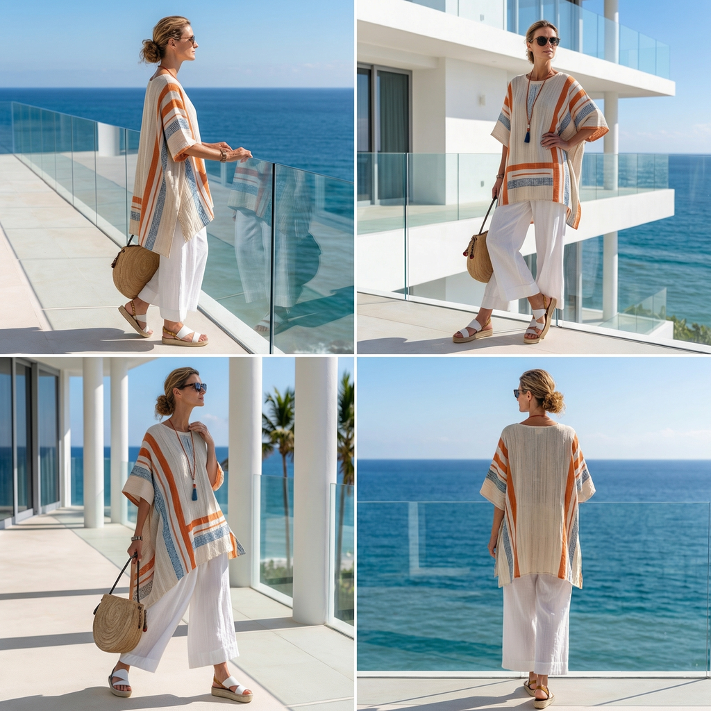 Martha | Fresh Lightweight Loose Top and Wide Leg Pants